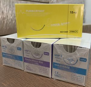 Sutura Absorvível com Agulhas de Corte Reverso Polyglactin 910 Sutura Cirúrgica de Nylon Veterinário <span class=keywords><strong>Polydioxanone</strong></span> 10/0 - Product Image 4