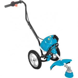 43cc Grass Cutter Gasoline Hand-Push <b>Cultivator</b> with Wheels for Garden Soil Cultivation and Land Preparation - Product Image 1