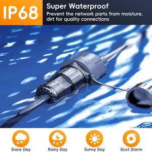 Starlink <span class=keywords><strong>Antenne</strong></span> parabolique Routeur Câbles de communication Câble adaptateur Internet <span class=keywords><strong>RJ45</strong></span> pour Starlink Gen 2 - Product Image 5