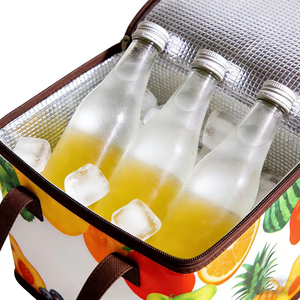 Bolsa Térmica para Almuerzo con Logotipo Personalizado, Venta al por Mayor de Fábrica, MOQ Pequeño, Bolsa Refrigerante Portátil Reutilizable para Entrega de Alimentos, para Picnic - Product Image 4