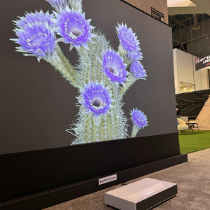 핫 세일 Wupro 소프트 PET 렌티큘러 프로젝션 스크린 CLR 100인치 16:9 스크린 4K UHD 전동 플로어 라이징 스크린 - Product Image 2