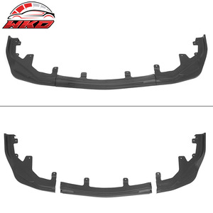 Fits for Lexus GS F Sport 2016-2020 IKON Style Front Bumper Lip Matte Black - Product Image 4