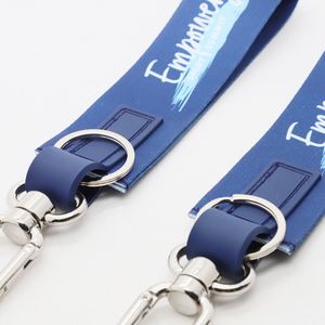 Custom Women Empowerment Events Souvenir Personalized Sublimation Printed Logo Short <b>Lanyards</b> Polyester Lulu Keychain <b>Lanyards</b> - Product Image 3