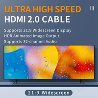 Câble HDMI de haute qualité Jasoz Factory, prend en charge la résolution 4K 30Hz, gaine en PVC, cuivre sans oxygène plaqué or, pour projecteur et moniteur