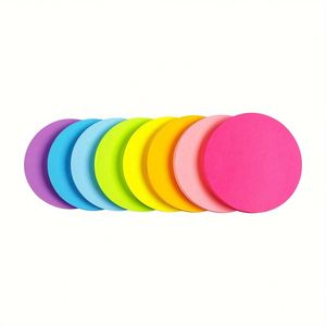 Bloc-notes autocollant Kawaii fluorescent super mignon, 30 feuilles, 7*7cm, avec messages inspirants, cadeau idéal pour les enseignants - Product Image 3