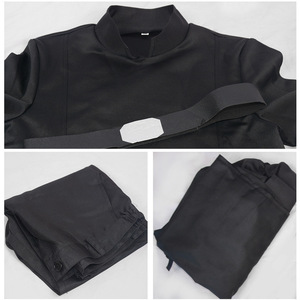 Halloween Jedi Knight Luke <span class=keywords><strong>Skywalker</strong></span> Cosplay Negro Batalla traje Top pantalones capa conjunto completo disfraz - Product Image 4