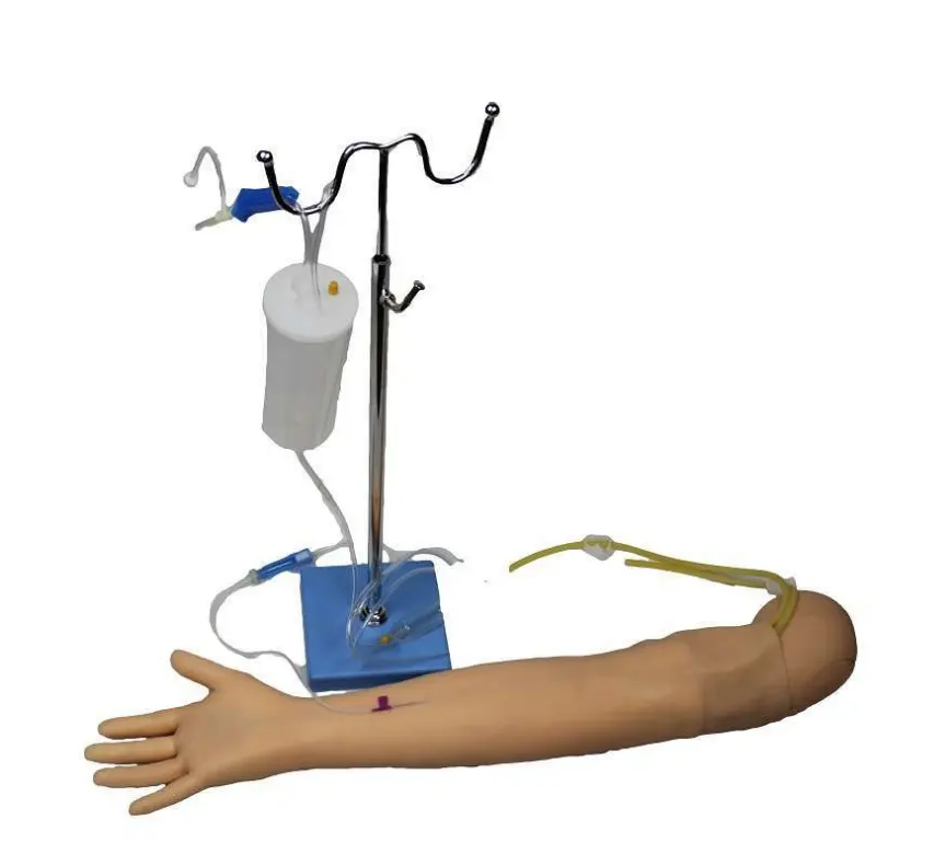 Kit Injeksi dan Infus Intravena dengan Lengan Cetakan Injeksi Jarum Suntik IV untuk Pelatihan Phlebotomy dan Venipuncture