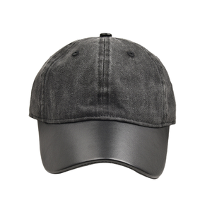 Gorra de Béisbol Estilo Vintage Deportiva con Rayas, de Algodón Lavado y Parches, con Cierre a Presión, para Primavera, Verano y Uso al Aire Libre - Product Image 1