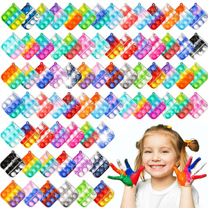 ของเล่นบีบมินิป๊อปคีย์เชนแบบขายส่ง ของเล่นซิลิโคนบีบคลายเครียด ของเล่นบับเบิ้ลป๊อปแบบกด ของเล่นเสริมพัฒนาการทางประสาทสัมผัส จำนวนมากจาก <span class=keywords><strong>VK</strong></span> - Product Image 2