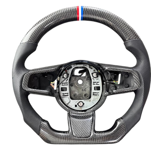 Volante Deportivo Personalizado de Fibra de Carbono con LED para Jaguar XF XJ F-Type F-Pace E-Pace XE 2012 2013 <span class=keywords><strong>2014</strong></span> - Product Image 1