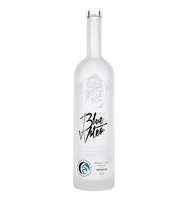 Bouteilles d'alcool givrées rondes et carrées uniques pour vodka et tequila, 500ml, 700ml, 1000ml, y compris 750ml