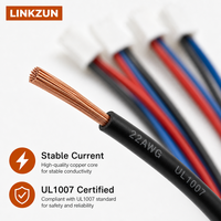 Câble d'alimentation 3 broches XHB avec terminal isolé de 4,8 mm UL1007 22AWG pour base de charge de robot aspirateur