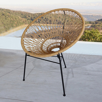 Ensemble de chaises longues de jardin hôtel club chaise simple chaises de balcon de restaurant intérieures et extérieures