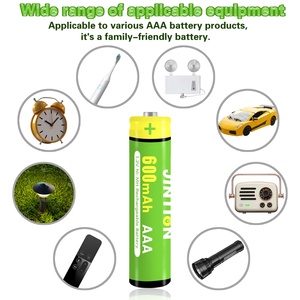 JINTION NiMh <strong>AA</strong> 600mAh 1.2V <strong>Rechargeable</strong> <strong>Battery</strong> <strong>AA</strong> <strong>Rechargeable</strong> <strong>Batteries</strong> for Solar Lights Alarm Clock Remote Control Toys - Product Image 4
