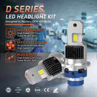 Bombilla de Xenón Gview 6000K 12V Serie D G18DP D2S D2R, Lámpara de Repuesto de Alto Rendimiento para Faros Delanteros de Automóvil con Salida de Luz Estable