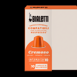 Set Bialetti Cremoso da 10 Capsule in Alluminio con Coperchio Compatibile per Capsule Nespresso, Componenti in Ceramica e Plastica - 0,17 Capsule - Product Image 2