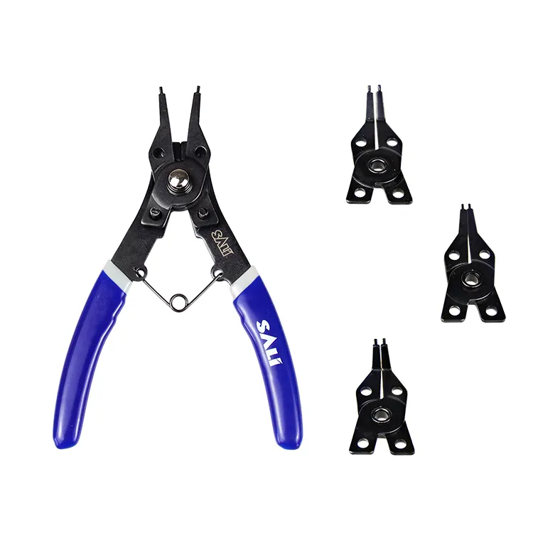 Portable 6.5Inch Spring Pliers Retaining Clip Tool Snap Ring Circlip Plier Set