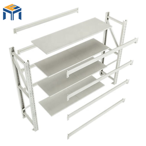 Système <span class=keywords><strong>de</strong></span> rayonnage industriel en acier robuste avec revêtement en poudre, <span class=keywords><strong>étagère</strong></span>s <span class=keywords><strong>de</strong></span> rangement métalliques pour usage domestique, emballées en carton - Product Image 3