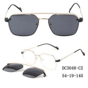 DC3048 nuovo disegno di <span class=keywords><strong>occhiali</strong></span> da sole polarizzati <span class=keywords><strong>clip</strong></span> in metallo sul telaio <span class=keywords><strong>occhiali</strong></span> - Product Image 3