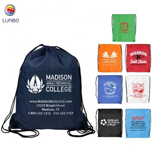 Mochila de Organza Ecológica Mediana con Estampado de Dibujos Animados por Transferencia Térmica, Personalizada para Promociones, con Asa de Cuerda de Poliéster 210D No Tejido - Product Image 6