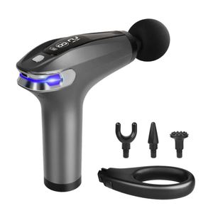 Pistolet de massage musculaire profond à 8 vitesses avec logo personnalisé, mini appareil de fitness pour sculpter le corps - Product Image 1