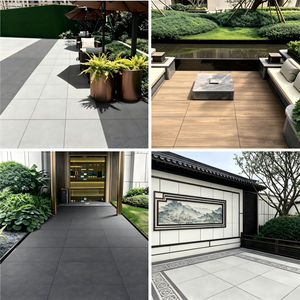 Prix d'usine, <span class=keywords><strong>dalle</strong></span> de pavage en céramique mate de 18 mm, 600x1200 mm, design uni pour jardin, patio, allée - Product Image 4