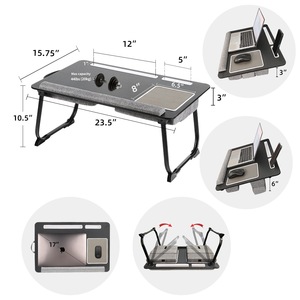 Table empilable, ordinateur portable, <span class=keywords><strong>lit</strong></span>, <span class=keywords><strong>bureau</strong></span> d'ordinateur, personne paresseuse, <span class=keywords><strong>bureau</strong></span> surélevé pour ordinateur portable, <span class=keywords><strong>bureau</strong></span> pour ordinateur portable, <span class=keywords><strong>bureau</strong></span> de <span class=keywords><strong>lit</strong></span> - Product Image 5