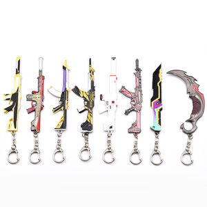 Miniatura de 12 cm, Llavero de Pistola de Juguete de Aleación de Zinc, Modelo <span class=keywords><strong>Reaver</strong></span> <span class=keywords><strong>Vandal</strong></span>, Estilo de Videojuego - Product Image 6