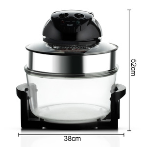 Four à convection rotatif multifonction RAF 9-en-1 de haute qualité 3500W 12L pour rôtir, mini-four à convection - Product Image 3