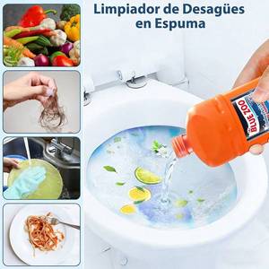 Déboucheur de canalisations Blue Zoo 1000 ml, nettoyant liquide pour cuisine et salle de bain - Product Image 5