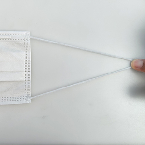 Masker Wajah anak 12.5 cm kustom warna putih biru merah muda earloop medis 3 lapisan pemakaian Harian Masker bedah sekali pakai pelindung - Product Image 6