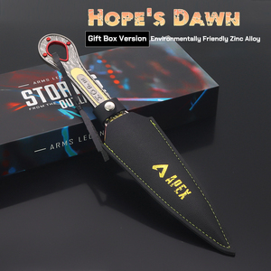 เกมเอเพ็กซ์ตำนาน30ซม. สินค้ามรดกมรดกรุ่งอรุณแห่งความหวัง30ซม. ชุดของขวัญมีด kunai ทำจากโลหะเต็มรูปแบบอาวุธ - Product Image 5