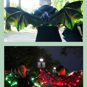Jouets lumineux en forme <span class=keywords><strong>d</strong></span>'ailes de papillon électriques pour enfants, filles et garçons, costumes <span class=keywords><strong>d</strong></span>'<span class=keywords><strong>Halloween</strong></span>, cadeaux pour fêtes <span class=keywords><strong>d</strong></span>'anniversaire - Product Image 4