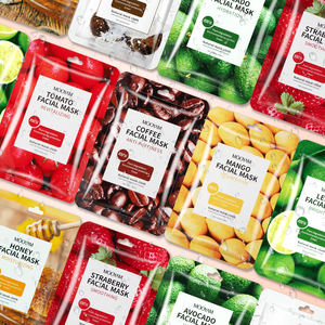 Mascarillas Faciales para el cuidado <span class=keywords><strong>de</strong></span> la piel, máscara <span class=keywords><strong>de</strong></span> hoja Facial <span class=keywords><strong>de</strong></span> belleza, blanqueamiento, hidratante, fruta, marca privada, superventas - Product Image 5