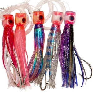 Gran juego 4,5 pulgadas 20g curricán pesca calamar señuelo pulpo faldas atún señuelo <span class=keywords><strong>de</strong></span> pesca para agua salada - Product Image 4