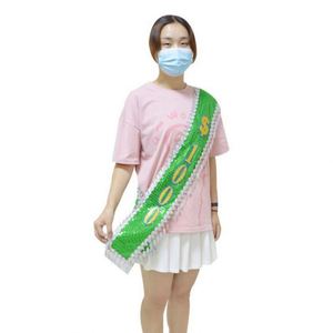 Fajas de cuerpo de cinta de desfile personalizadas de alta calidad de suministro de fábrica para premios - Product Image 4