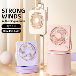 Ventilateur de table rechargeable miniature mignon, uniquement en ligne, retour et remplacement, logo du ventilateur, petit ventilateur - Product Image 1
