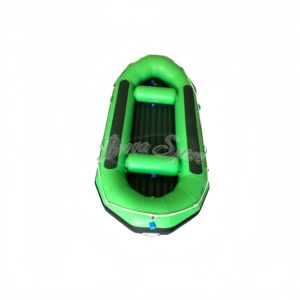 Bateau <span class=keywords><strong>de</strong></span> rivière gonflable <span class=keywords><strong>pas</strong></span> <span class=keywords><strong>cher</strong></span> <span class=keywords><strong>de</strong></span> 365 cm, robuste, à double fond, pour 5 personnes, avec casques et pagaies - Product Image 1