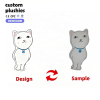 Coussin en peluche doux et irrégulier en forme de lapin et de chat, vente en gros, fabricant sur mesure, pour canapé, décoration intérieure, cadeaux