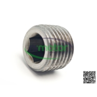 Jenbacher Tapón de Tornillo con Chapado en Zinc M2.5 M3.5 M1.6 Roscas Juego de Tornillos de Tapa de Enchufe para Conectar Estándar ISO