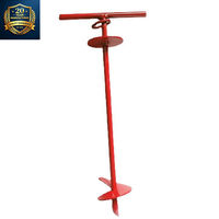 Ancrage au sol professionnel moderne et durable en T, à double spirale, plaques thermolaquées et galvanisées à chaud pour vergers et terres agricoles