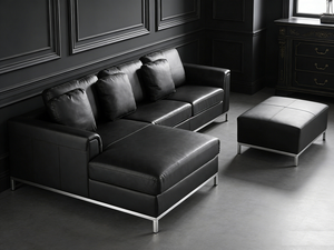 PZCN <span class=keywords><strong>HOME</strong></span> - Sofá Seccional Moderno en Forma de <span class=keywords><strong>L</strong></span> con Estructura de Madera y Espuma Suave para Sala de Estar, Juego de Sofás para Interiores del Hogar - Product Image 3