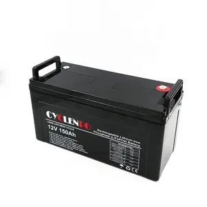 Li Ion 12V 150 Ah Baterai Lithium Ion Isi Ulang untuk Daya dan Penyimpanan Energi