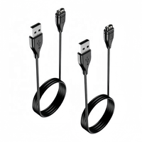 Chargeur de montre intelligente avec port USB pour Garmin Fenix/Approach/Quatix/Sapphire, support de charge, câble PVC/TPE pour Garmin Forerunner 945