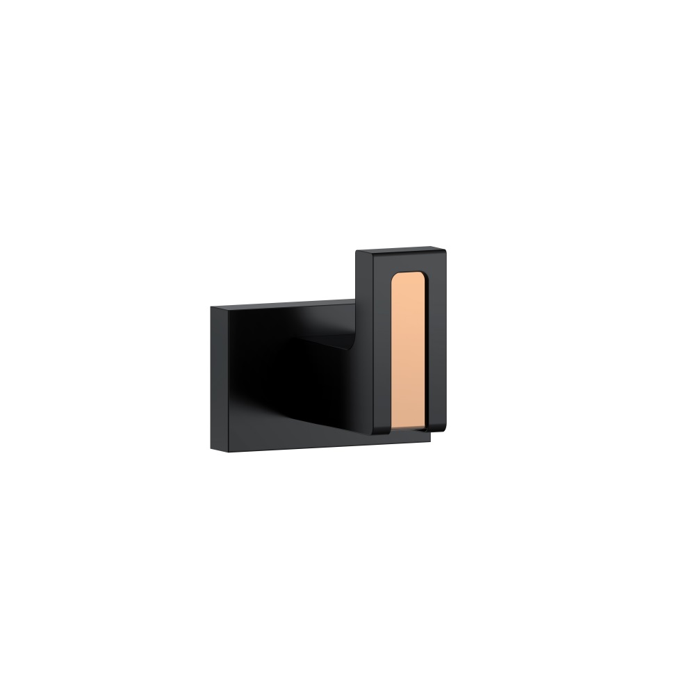 OLang New Product Matte Black Bath Towel bar Bath Robe Hook