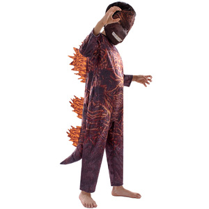 Disfraz de Cosplay para Niños de 8 a 13 Años, Diseño de Fuego, Ropa de Actuación, Tela de Poliéster, Otoño 2023 - Product Image 5