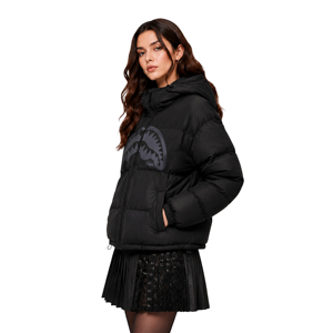 Blouson matelassé unisexe à capuche graphique bouche de requin, manteau d'hiver chaud court style streetwear, personnalisable OEM ODM, vente en gros - Product Image 2