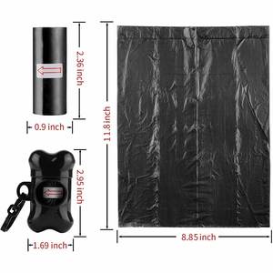Distributeur de sacs à déjections canines en plastique écologique de haute qualité avec logo personnalisé et contrôle efficace des odeurs - Product Image 2