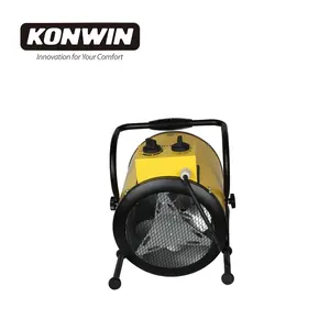 KONWIN Portable 5000-Watt Fan Forced Industrial Space Heater with Adjustable Thermostat control and Safety Overheat Protection I