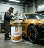 Peinture automobile polyuréthane métallique multicolore, couche de finition haute couvrance 1K 2K, revêtement liquide en spray pour la rénovation et la réparation automobile
